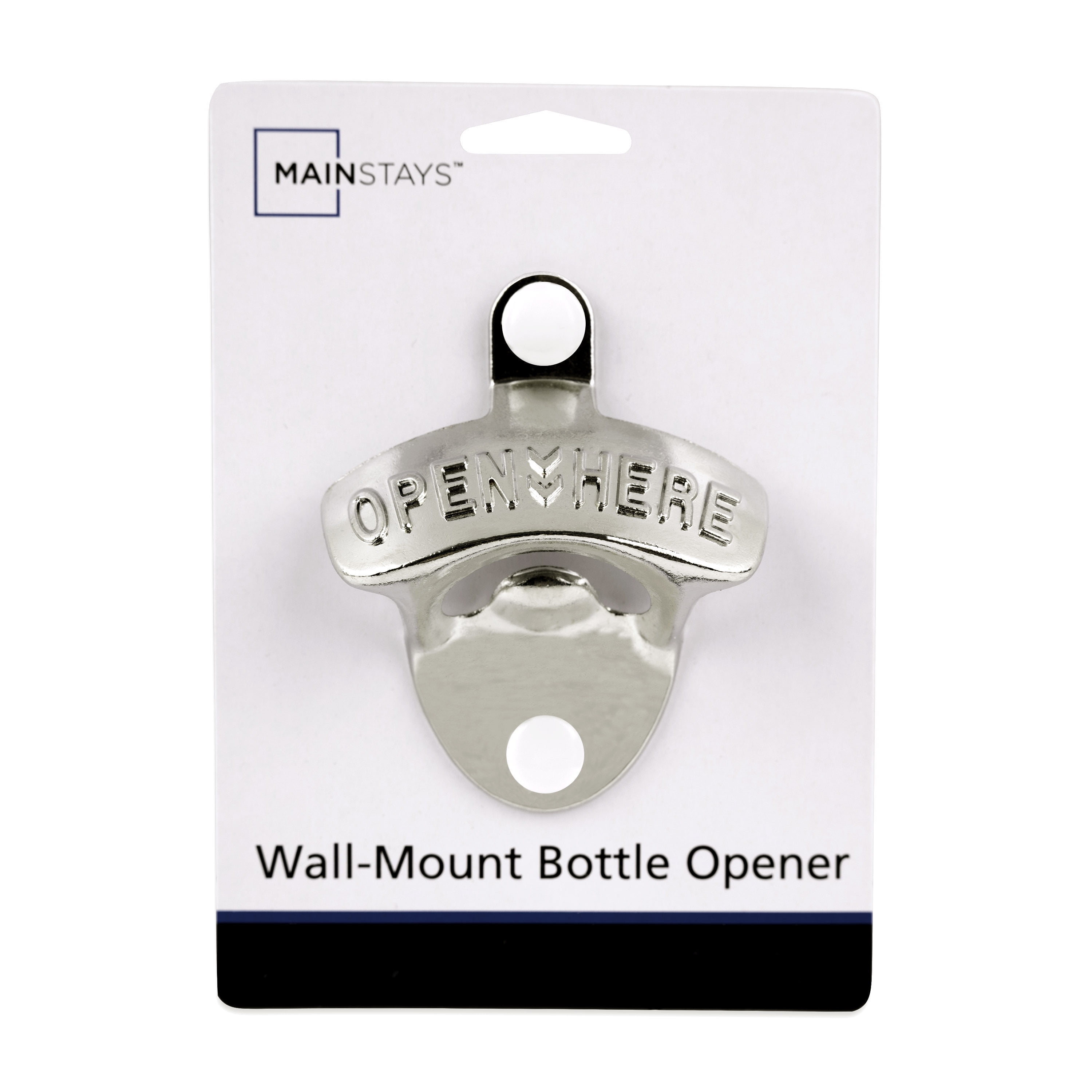 (2 pack) Mainstays Satin Nickel Bottle Cap Opener