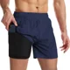 thumbnail image 1 of Short Deportivo 2 En 1 Con Licra De Secado Rápido Para Gym, 1 of 7
