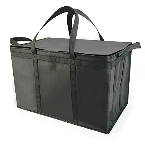 Insulated Food Delivery Bag Meal Grocery Tote Insulation For Hot And Cold Large 