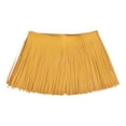 thumbnail image 1 of Unique Bargains 1 Yard 8 Inch Faux Leather Fringe Trim Tassel Fringe for Sewing, Yellow, 1 of 6