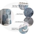thumbnail image 5 of Gray Graffit Shower Curtain Gray Blue Art Brush Oil Painting Polyester Bath Curtain with plastic hooks Durable Waterproof Fabric Shower Curtain for Bathroom Home Decorations, 36"x72", 5 of 6