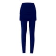 thumbnail image 5 of Baberdicy Women's Legging Womens Leggings with A Line Skirt High Waisted Full Length Yoga Pants for Workout Athletic, Sale Clearance Dark Blue Xxl, 5 of 6