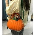 thumbnail image 6 of YOUI-GIFTS Pumpkin Shoulder Bag 3D Glossy PU Purses Halloween Novelty Crossbody Bag holiday Party Gift Candy Bag, 6 of 6