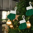 thumbnail image 6 of Xuniizn Christmas Stockings Bulk, Assorted Festive Xmas Stockings for Fireplace Mantel Decor, Traditional Holiday Ornaments, Christmas Decorations for Home, Cloth, Green, 6 of 7