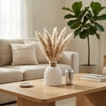 thumbnail image 3 of Unique Bargains Geometric Plastic Tall Decorative Bud Vase White 4.7" x 4.7" x 5.7", 3 of 6
