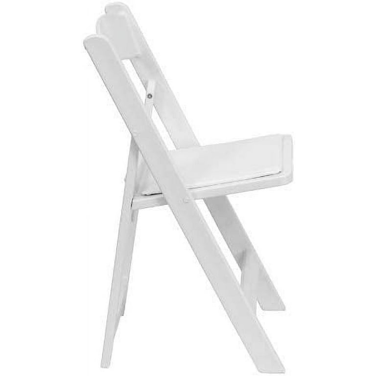 White resin folding clearance chairs wholesale