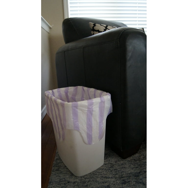 Hero Tall Kitchen Trash Bags, 4 Gallon, 40 Bags (Lemon Scent), Odor  Neutralizer, Flap Ties, Lavendar and White in Color - DroneUp Delivery