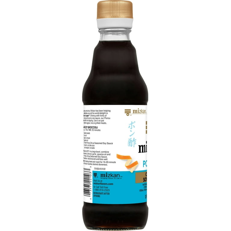 Mizkan Ponzu, Citrus Seasoned Soy Sauce for Asian Stir Fry, 12 fl
