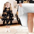 thumbnail image 6 of Staffordshire Terrier and Dog Paw Print Lamb Fleece Blanket Hoodies for Teens ,Teens Oversize Sherpa Wearable Hooded Blanket Sweatshirt with Super Pockets, 6 of 6