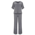 thumbnail image 4 of Pyhlmscde Womens Jumpsuit, 2 Piece Sets for Women Summer, Jumpsuits for Women Casual, 4 of 4