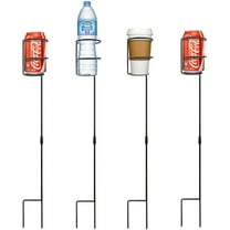 Sorbus Outdoor Beverage Heavy Duty Drink Holder Stakes, Set of 4