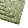 thumbnail image 3 of Knightsbridge Stylish And Comfortable All Season Traditional Racetrack Design Cotton Bath Rug 24" X 40", Sage, 3 of 3