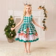 thumbnail image 2 of XEGLSBU Girls Dresses Size 10-12 Fancy Kids Child Girls Pageant Gown Christmas Xmas Dance Party Princess Dress Girls Dresses Size 7/8 1-Green Size 8-9 Years, 2 of 9