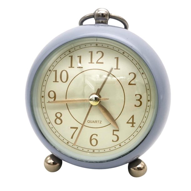 Reloj Despertador Sunnimix Silencioso de Escritorio 1.3 Azul