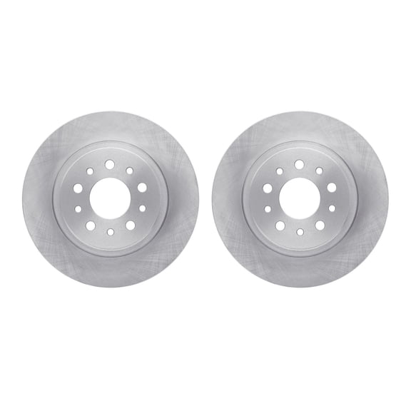 Dynamic Friction Company Rear Brake Rotors 6002-07003