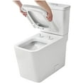 thumbnail image 5 of 39664000 Eurocube Right Height Elongated Toilet Bowl with Seat, Alpine White, 5 of 6
