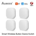 thumbnail image 2 of AUBESS Tuya ZigBee Smart Scene Switch Wireless Remote One Key Control Smart, 2 of 5