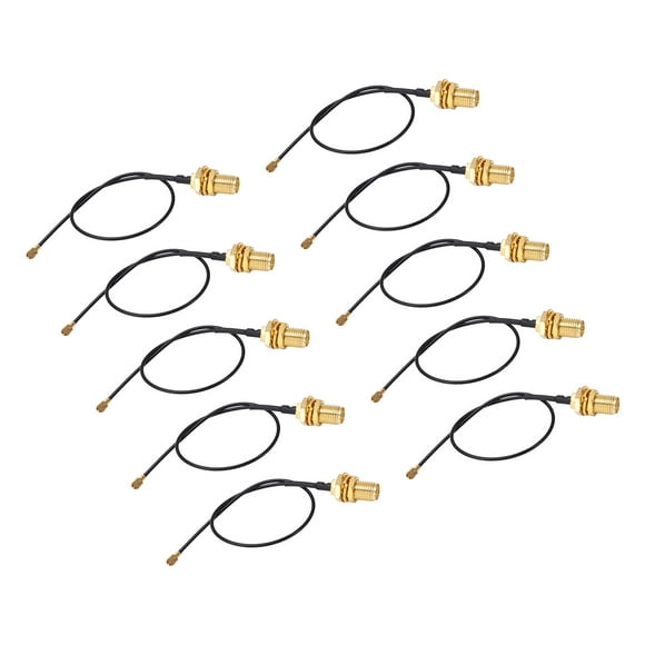 IPEX To SMA Male Adapter Cable, Extension Cable 10PCS Brass Durable RF For Scanner