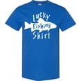 thumbnail image 3 of Inktastic Lucky Fishing Shirt Fish T-Shirt, 3 of 5