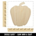 thumbnail image 2 of Sweet Bell Pepper Wood Shape Unfinished Piece Cutout Craft DIY Projects - 6.25 Inch Size - 1/8 Inch Thick, 2 of 7