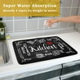 thumbnail image 7 of Black Coffee Bar Dish Drying Mats for Kitchen Counter 18x24 Inch, Kitchen Drying Mat, Kitchen Coffee Bar Dishes Pad Dish Drainer Rack Mats Absorbent Fast Dry Kitchen Accessories, 7 of 7