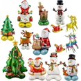 thumbnail image 2 of Globo navideño grande de pie 4D, Papá Noel, muñeco de nieve, árbol de Navidad, decoraciones para fiestas en el hogar, Navidad 2024, Año Nuevo, 2 of 5