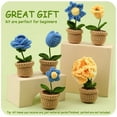 thumbnail image 4 of MesaSe Beginners Crochet Kit  2 Pack Cute Small Pot Kit for Beginers and Experts   in One Crochet Knitting Kit  Step-by-Step Instructions Video  Crochet Starter Kit for Beginner DIY Craft, 4 of 7