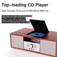thumbnail image 3 of Sistema estéreo Bluetooth WISCENT Nostalgic Vintage Micro HiFi, 3 of 7
