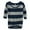 Blue - 404, variant on Aeropostale Womens Striped Ribbed Knit Sweater, Green, Juniors, Medium