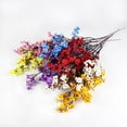 thumbnail image 2 of Ramo de flores pequeño de simulación para bebé, flores de tela, flores falsas para bebé, flores de seda, 2 of 6
