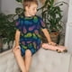 thumbnail image 4 of Balery Retro Bright Pineapple Conjunto de Pijama Infantil de Manga Corta con Estampado – Ropa de Dormir de Algodón Suave-3X-Large, 4 of 6