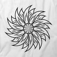 thumbnail image 2 of Sunflower T-Shirt | Pretty Flowers White Tee Gift, 2 of 5