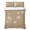 Brown, variant on Twin XL Quilt Set 68''x98'', Beige White Floral Lightweight Summer Bedspread Coverlet Set with 2 Pillow Shams, Abstract Art Summer Botanical Breathable All Season Quilt Bedding for Dorm/Guest Room