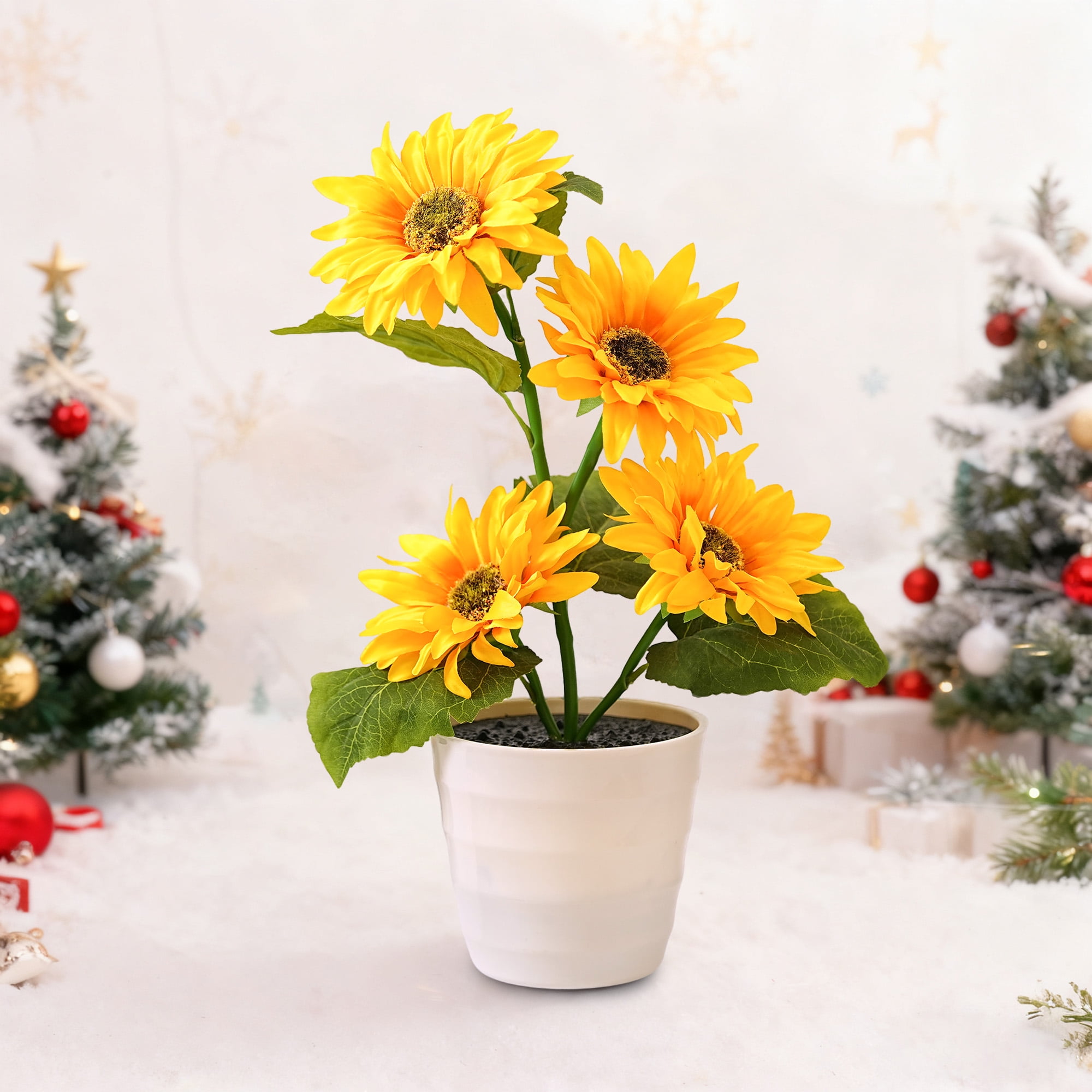 Sunflower Lamp for Womens Gifts, Christmas Birthday Gifts for Women Mom Granddaughter Girlfriend Friend Wife Her Anniversary Birthday, Bedroom Bar Coffee Shop Sunflower Night Light Flower Lamp Decor