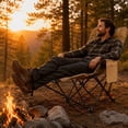 thumbnail image 6 of Folding Camping Chairs, Camping Lounge Chair with Detachable Footrest Adjustable Backrest, Portable Folding Chair, 6 of 13