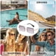 thumbnail image 5 of Gafas de sol sin marco de la película marina del color de la pendiente del cuadrado del borde cortado, hechas de plástico, metal, PC, 5 of 5