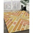 thumbnail image 2 of Ahgly Company Indoor Square Patterned Papaya Orange Area Rugs, 8' Square, 2 of 6