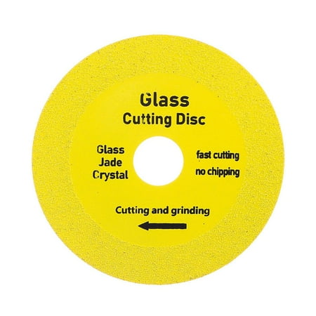 

Crystal Chamfering 100mm Ultra-thin Ceramics Tools Cutting Blade Glass Cutting Disc Saw Blade Grinding Wheel YELLOW