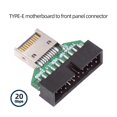 thumbnail image 5 of D1U UC-141-TC004 Type-E IDC Socket USB 3.1 Front Panel Header to P5K USB 3.0 20Pin Header Extension, 5 of 5