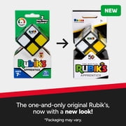 Rubiks Cube Apprentice 2x2 Beginner Puzzle, Step-by-Step Brain Teaser, Color-Matching Fidget Toy for Kids Ages 7+, Easy STEM Gift