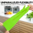 thumbnail image 3 of Vgo... 1-Pair Dishwashing Gloves, Reusable Household Gloves, Kitchen Gloves, Long Sleeve, Thick Latex, Cleaning, Washing, Working, Painting, Gardening, Pet Care (Size L, Green, RB2143), 3 of 7