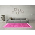 thumbnail image 3 of Ahgly Company Indoor Rectangle Abstract Pink Modern Area Rugs, 5' x 8', 3 of 4