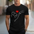 thumbnail image 1 of Tops para hombre, blusas y camisas de cuello redondo y manga corta para hombre, blusas casuales de cuello redondo con estampado de moda para hombre, blusas de cuello redondo y manga corta, camisas par, 1 of 6