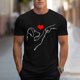 thumbnail image 1 of Tops para hombre, blusas y camisas de cuello redondo y manga corta para hombre, blusas casuales de cuello redondo con estampado de moda para hombre, blusas de cuello redondo y manga corta, camisas par, 1 of 6