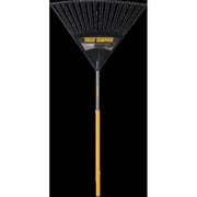 True Temper 2913912 Clog Free Poly Head Leaf Rake 30 in. with Wood Handle
