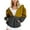 Gold, variant on Njoeus Women's Full Zip Hooded Color Block Oversized Sweatshirts Casual Long Sleeve Hoodies Fall Jacket Coat for Women Teen Girls S-3XL