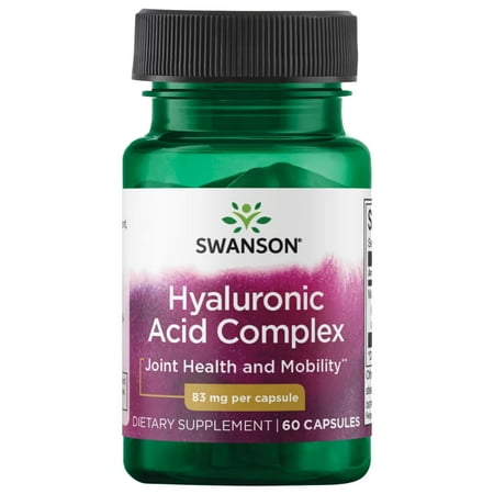 Swanson Hyaluronic Acid Complex 83 mg 60 Capsules