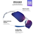 thumbnail image 2 of Xagger Youth Polarized Sports Sunglasses for Boys Girls Age 8-14 Kids Baseball Softball TR90 Frame Glasses, 2 of 6