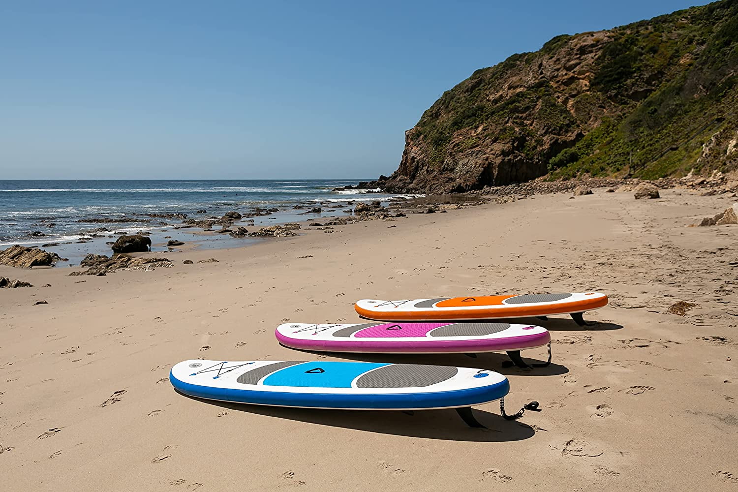 Crew Axel Inflatable Paddle Board 10’33’6” (18lb) SUP Kit Includes Paddle Pump Bag & More Blue