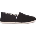 thumbnail image 2 of TOMS CLASSIC ALPARGATA CANVAS SHOES BLACK / SIZE 10, 2 of 6